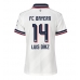 Maillot de foot Bayern Munich Luis Diaz #14 Extérieur vêtements Femmes 2026-27 Manches Courtes